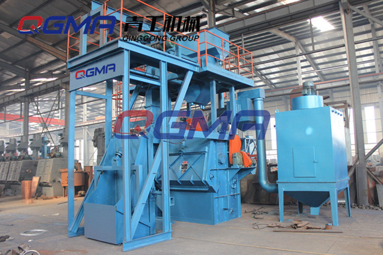 QG326履带式抛丸机使用一段时间后怎样举行调解？