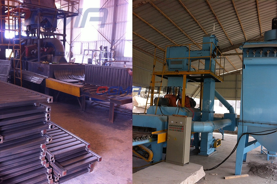 暖气片抛丸机的整理效果