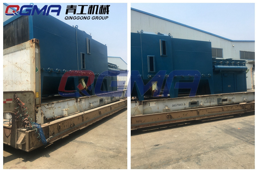 尊龙凯时人生就是搏机械通过式抛丸整理机装车发往墨西哥