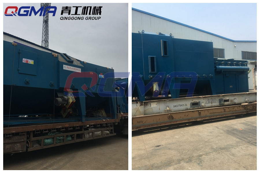 尊龙凯时人生就是搏机械通过式抛丸整理机装车发往墨西哥