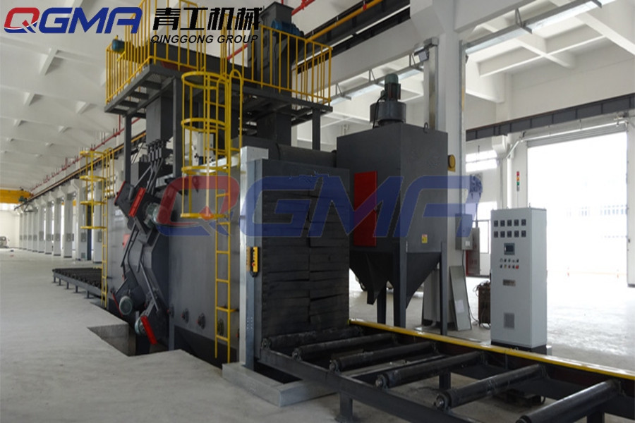 来宾型钢整理除锈装备