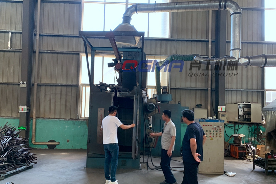 尊龙凯时人生就是搏机械对聊城阳谷吊钩式抛丸机老客户举行回访