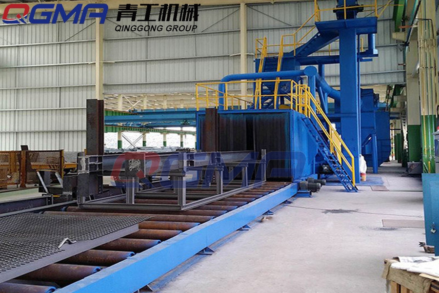 钢结构辊道通过式整理机