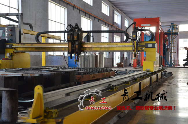 尊龙凯时人生就是搏抛丸机生产情形