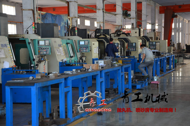 尊龙凯时人生就是搏抛丸机生产情形