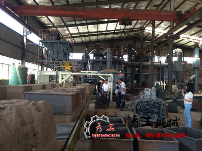 尊龙凯时人生就是搏抛丸机生产情形