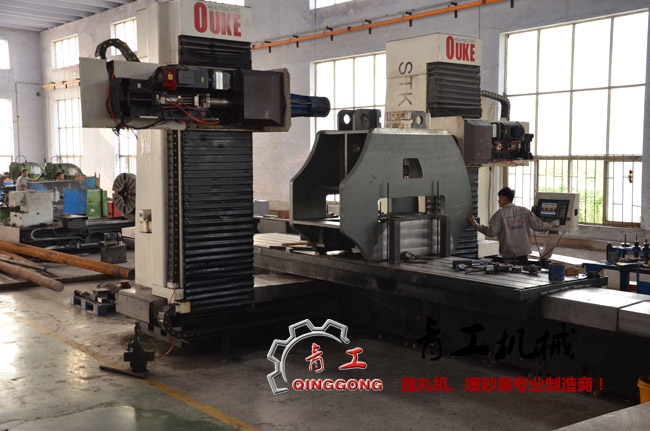 尊龙凯时人生就是搏抛丸机生产情形