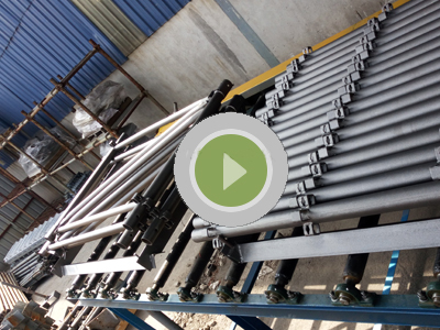 脚手架抛丸整理机，除锈机